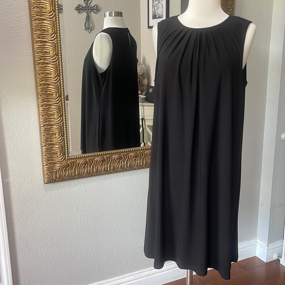 Annalee + Hope Black Sleeveless Midi Dress